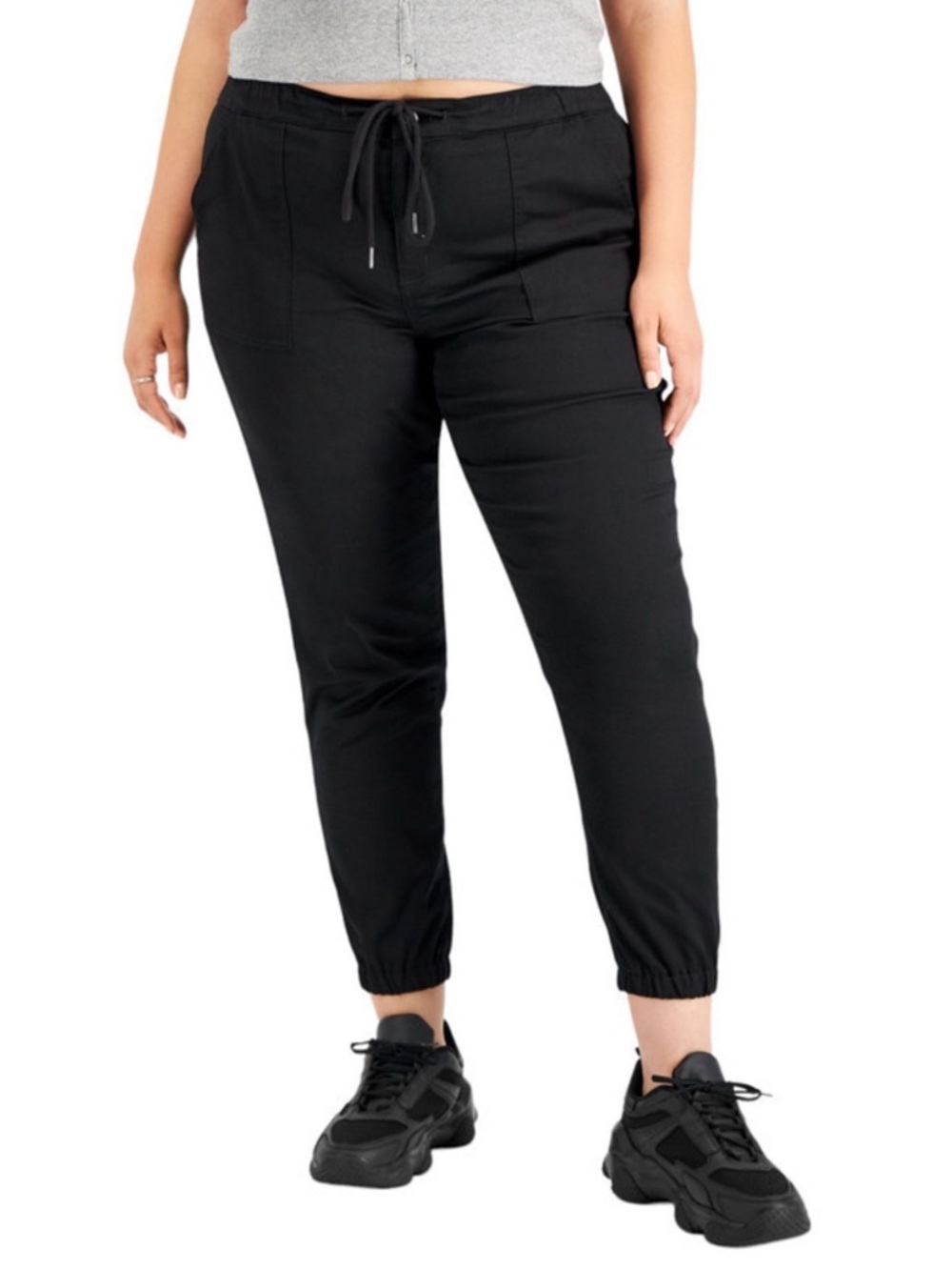 Buffalo David Bitton Black Drawstring Joggers